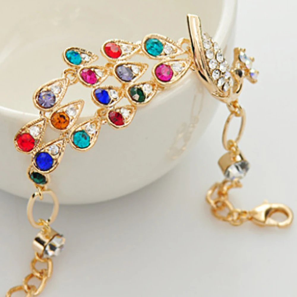 Хрустальный горный хрусталь шаблон браслет ювелирные изделия благородный