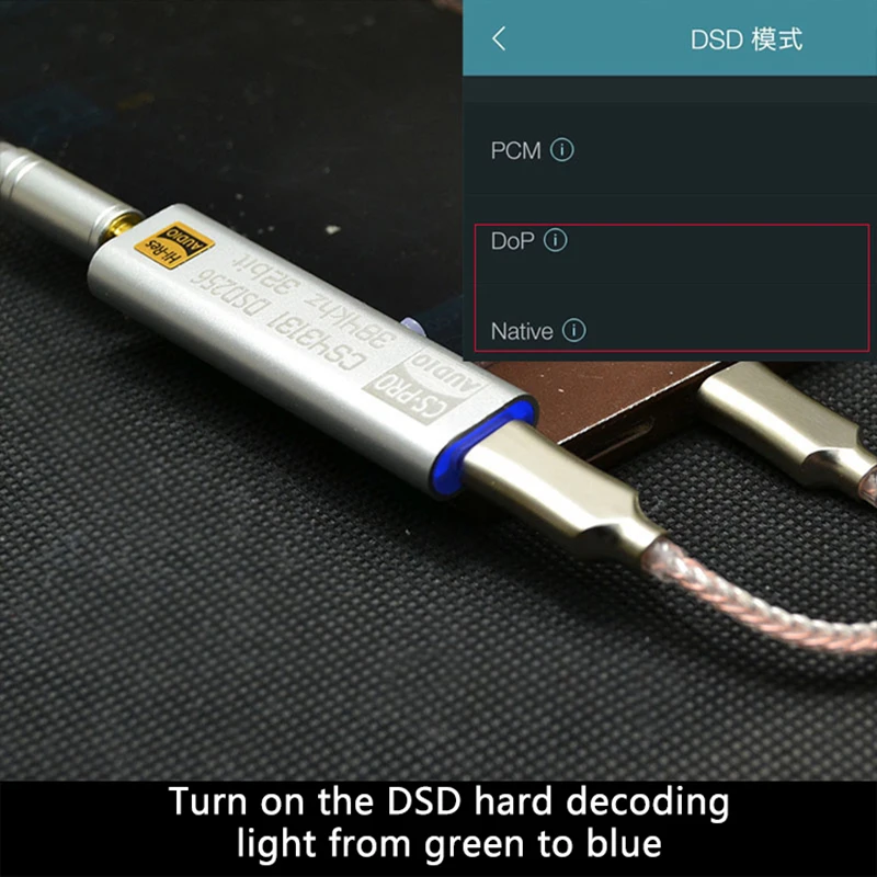 ЦАП усилитель для наушников CS43131 DSD256 декодирование USB внешняя звуковая карта 32