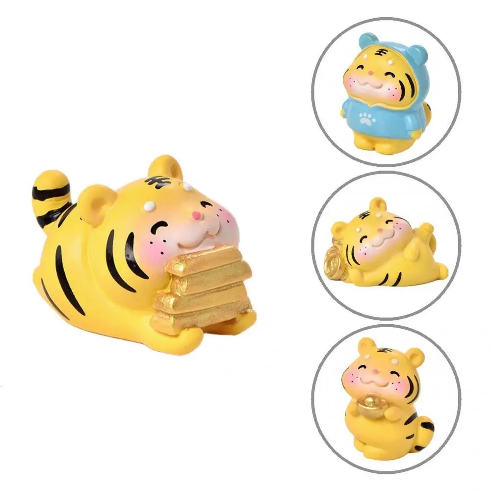 

Anime Figures Fine Workmanship Creative Decorative Resin Tiger Handicraft