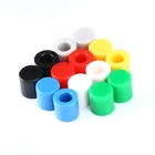 20 шт.лот 7 цветов пластиковый колпачок A56 для 6*6 мм Тактильный кнопочный переключатель G62 6x6 мм крышка крышки зеленый черный белый синий серый колпачок для ключа