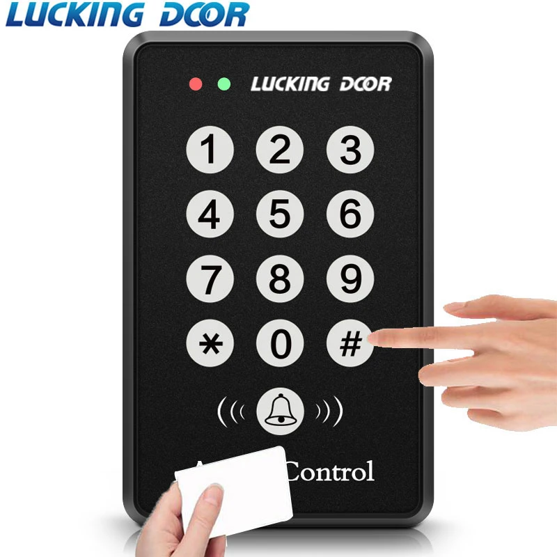 LUCKING дверь 125 кГц RFID система контроля доступа устройство безопасности RFID Близость входной двери замок клавиатура контроля доступа