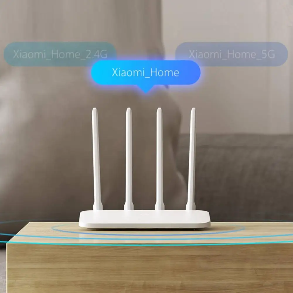 Wi Fi роутер Xiaomi 4A Gigabit Edition 1000/2 4/5 ГГц DDR3 128 Мб 4 антенны|Оптоволоконное оборудование|