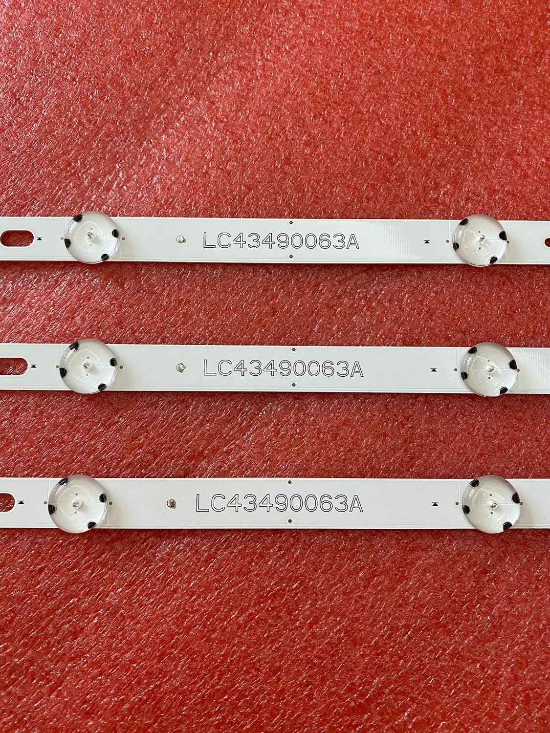 3 шт. светодиодный подсветка полосы для LG 43UJ657V 43UJ675V 43LJ624V 43UJ670V 43UJ6300 43UJ634V 43UK6300MLB 43LH515V
