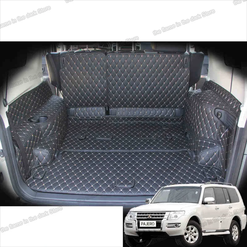 leather car trunk mat cargo liner for mitsubishi pajero Montero Shogun 2006 2007 2008 2019 2014 2013 2012 2011 2010 2020 4 v80 leather car trunk mat cargo liner for mitsubishi pajero Montero Shogun 2006 2007 2008 2019 2014 2013 2012 2011 2010 2020 4 v80