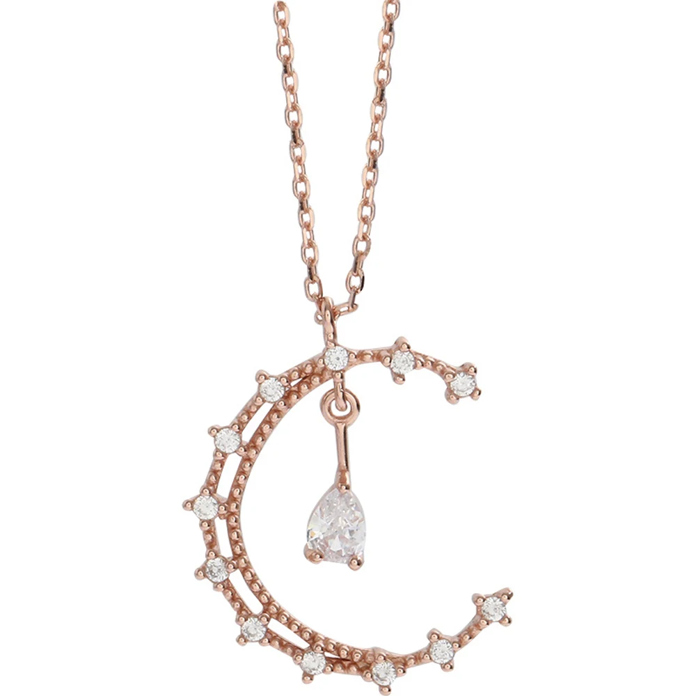 

New Contracted Character Creative Design Hollow Necklace Gift Female Elegant Temperament