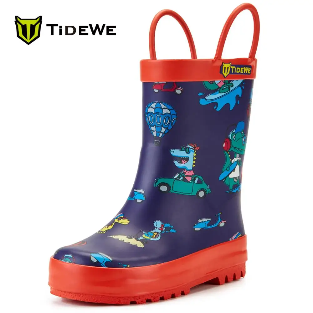 Водонепроницаемые сапоги TideWe Kawaii с милым мультяшным рисунком легкие резиновые