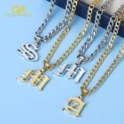 Первоначальный старинном английском Стиль ожерелье заглавной буквы A-Z кулон ожерелье красавица старинные ювелирные изделия персонализированное колье для женщин