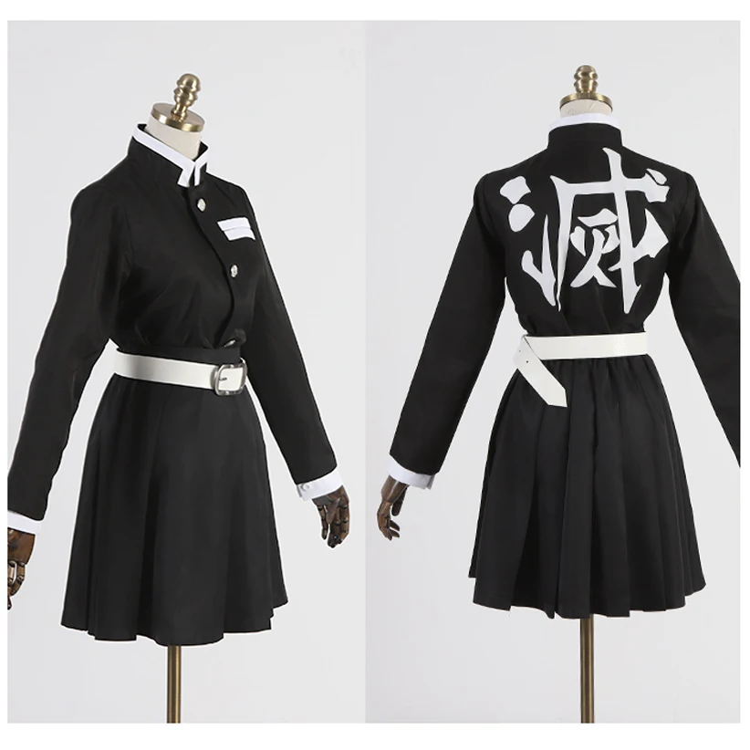 Full Set Anime Demon Slayer Kimetsu no Yaiba Tsuyuri Kanawo Halloween Cosplay Costume Dress Cloak Wig Women Girl Japan Kimono |