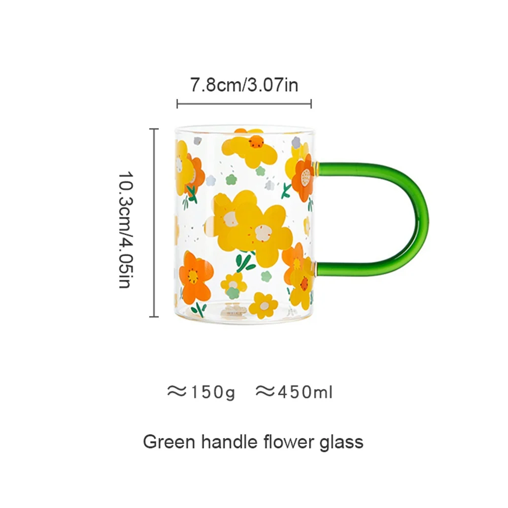 Стеклянная Кружка желтого цвета термостойкая кружка для молока сока воды чашка с