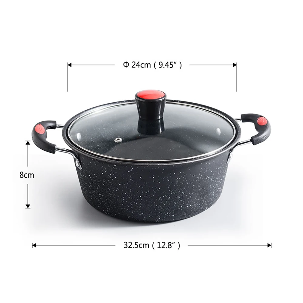 

Cooker Frying Pan For Kitchen Stock Pots For Kitchen Cooking Pot Nonstick Soup Pot Cooking Utensil Saucepan For Gas Induction