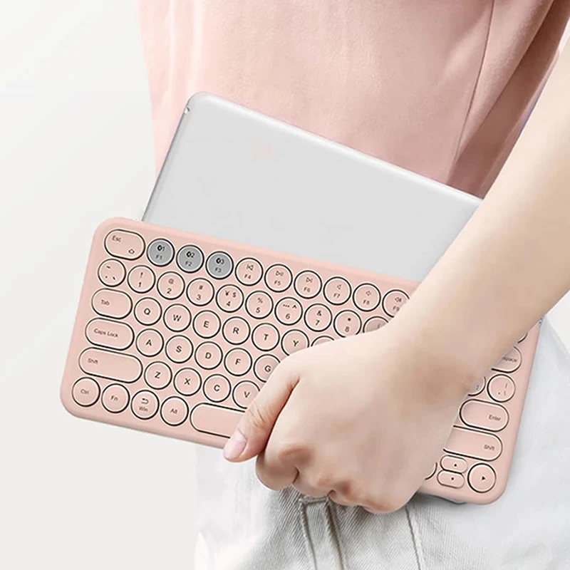KuWFi Bluetooth Keyboard Mouse Set Portable Wireless for Ipad Laptop Tablet Rechargeable Mini Travel | Компьютеры и офис