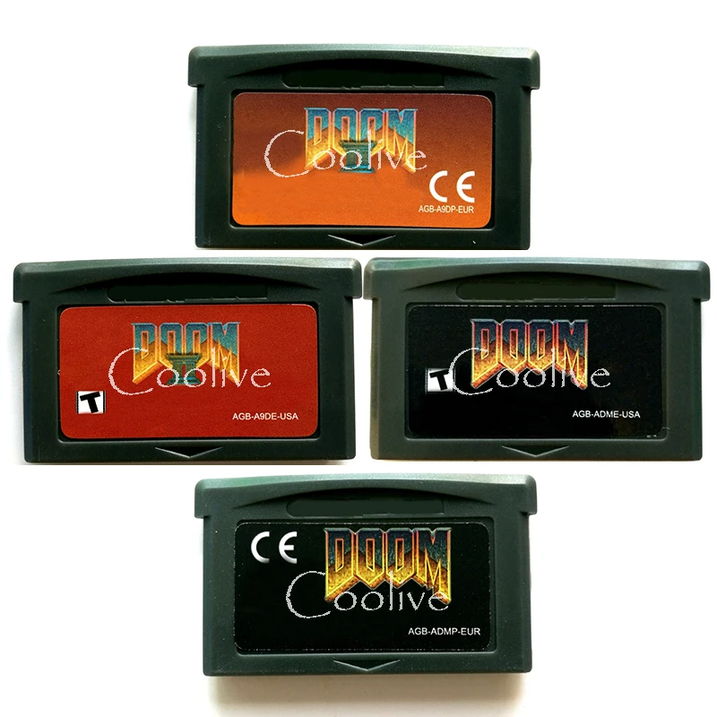 Doom серии ЕС США для 32 бит видеоигр картридж консоли карты ручной плеер на