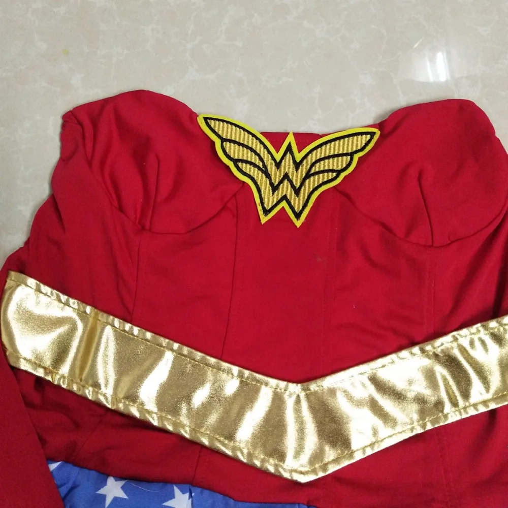 Супергерой Супермен, Женский карнавальный костюм на Хэллоуин, Wonder Woman, вечерние костюмы Zentai, женские Ролевые костюмы из фильма, платье+ плащ