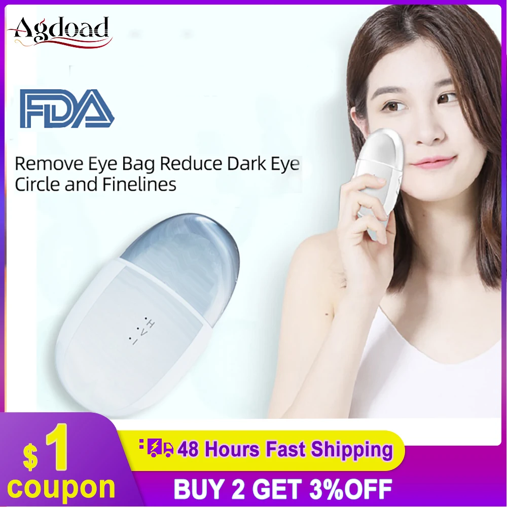 

Electric Eye Massager Anti Aging Wrinkle Face Massager Heating EMS Vibration Massage Device Relieve Eye Fatigue Dark Circle