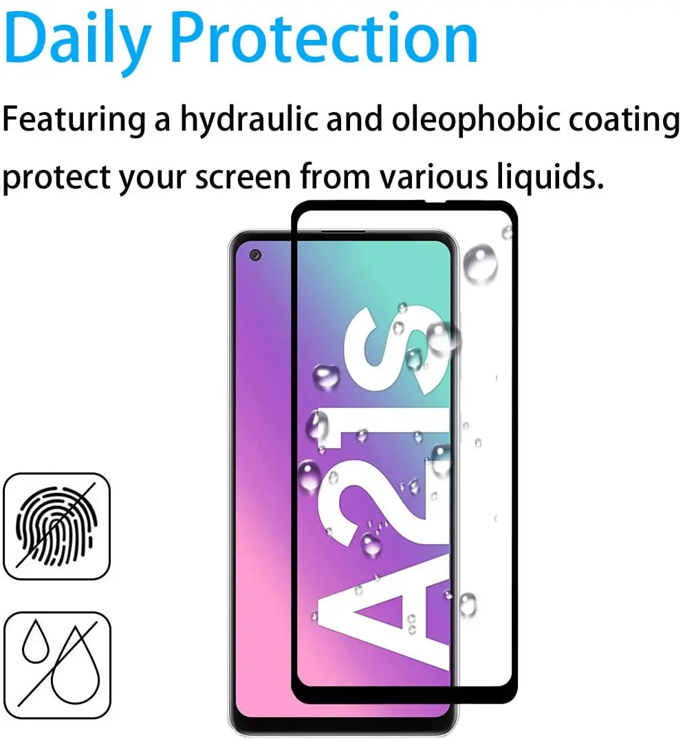 10d full cover tempered glass for samsung galaxy a51 a71 a31 a21 a11 a41 screen protector for samsung a02 a12 a32 a52 a72 film free global shipping