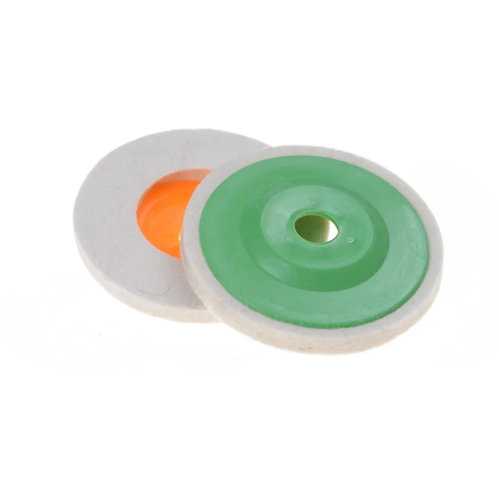 

1/2pcs 100mm 4 Inch Round Wool Buffing Pad Wheel Felt Buffer Wheel Grinding Polishing Disc For Metal Abrasive Rotary Tools