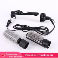 hair dryer brush 3 in 1 hot air spin brush styling and frizz control negative ionic blow hair dryer brush auto rotating brush
