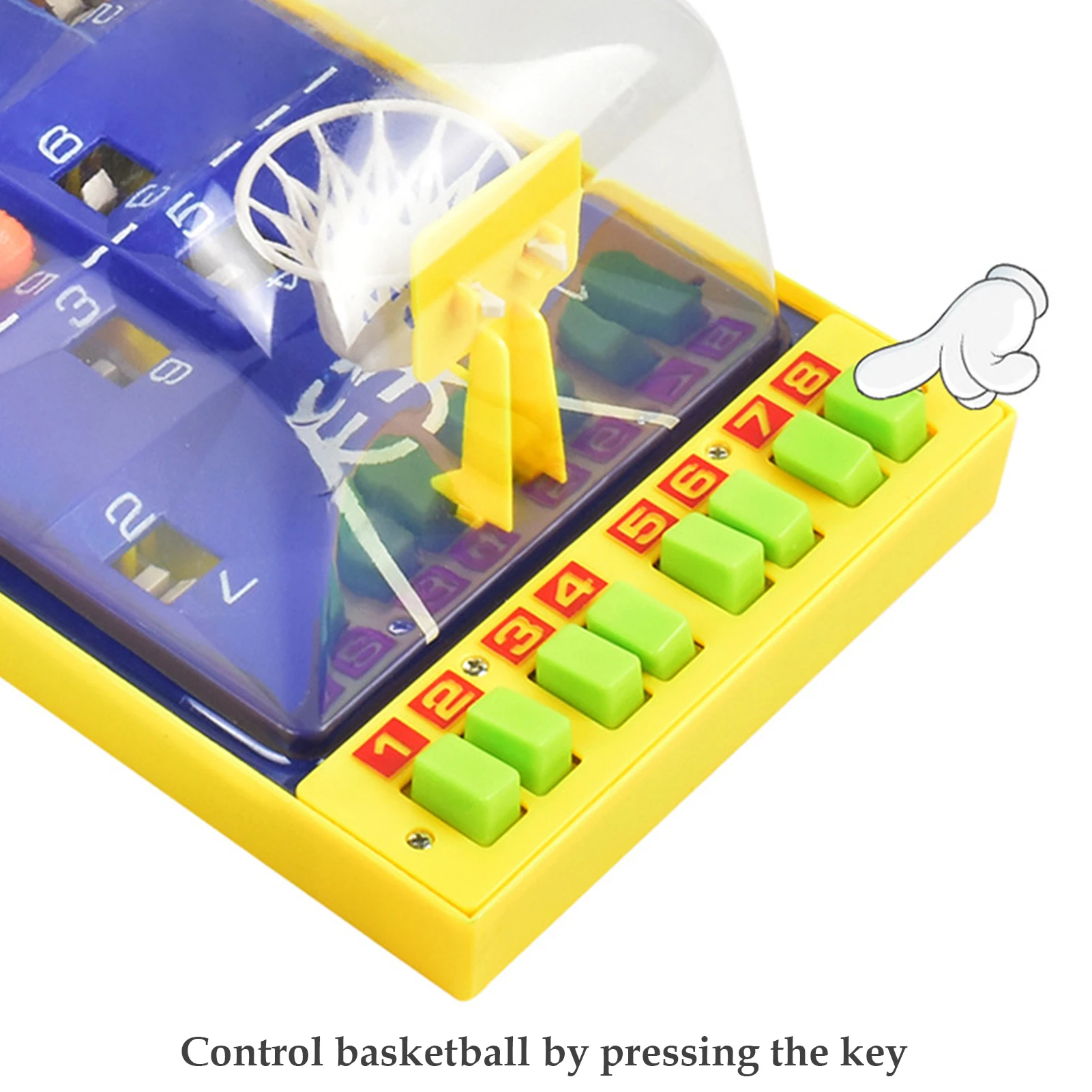 

Mini Basketball Game Desktop Shooting Ball Game Finger Sports Toys For Children Family Desktop Game
