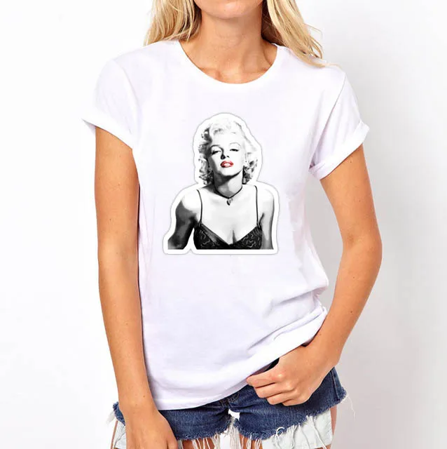 Новая модная женская футболка с коротким рукавом круглым вырезом принтом