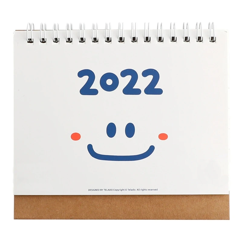 Настольный календарь 2022 года спиральная переплетная двухсторонняя печать на