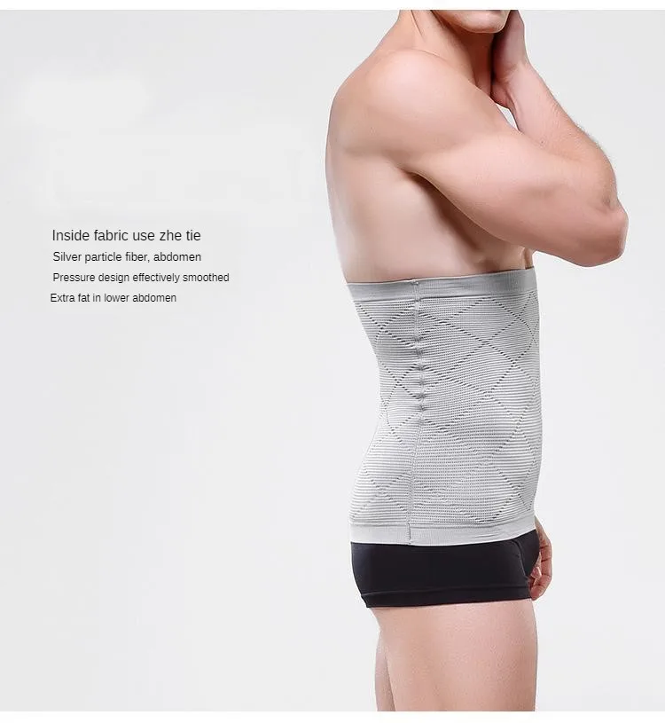 NY014 живот Холдинг луч Bellyband дышащий фитнес Нижнее белье пластиковый пояс Пояс тонкий мужской корсет Bellyband