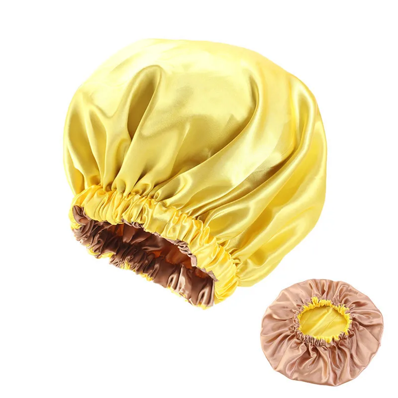 

New Muslim Women Night Sleep Cap Satin Elastic Bonnet Hat For Hair Care Head Cover Adjust Hair Loss Hat Beanies Skullies Islamic