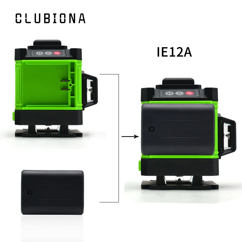 3000 мАч аккумуляторная лазерный уровень литиевая батарея Замена для IE12A 3D Крест