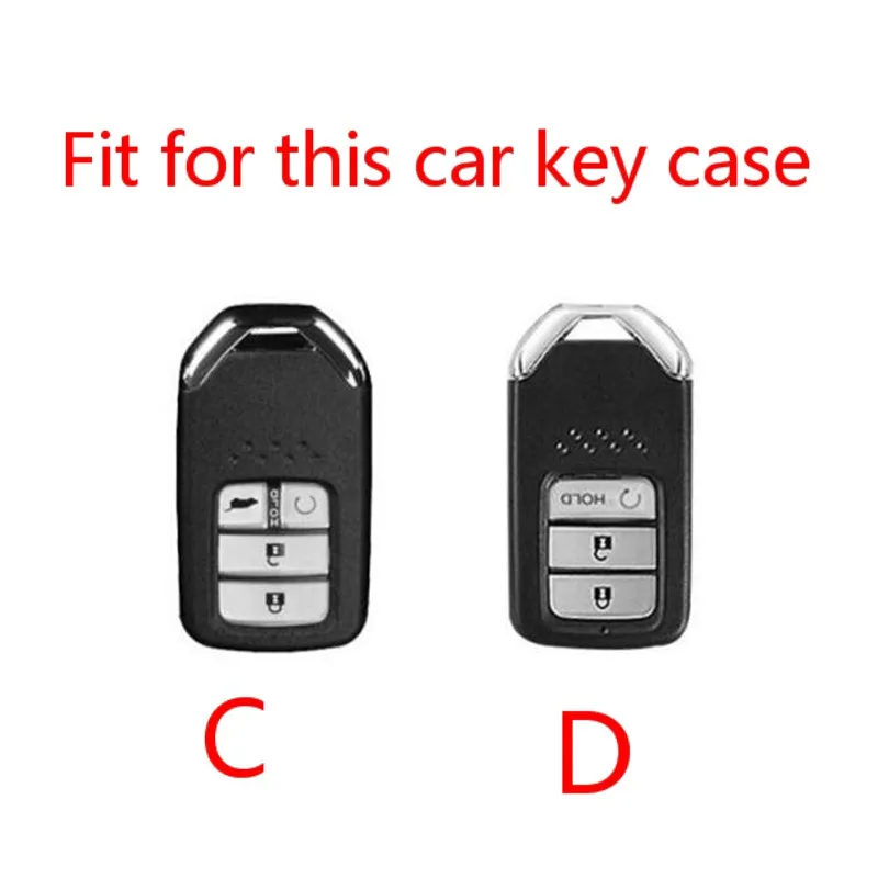 

Leather Car Key Case Cover For Honda 2016 2017 XRV VEEZEL CITY JAZZ HRV Crider CRV Pilot Accord Civic 2015 2016 2017 2018 Style