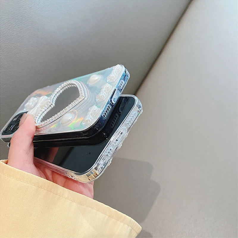

Creative fashion mirror tableware Phone Cases For iPhone 12 Pro Max Mini 11 Pro XR XS 8 X 7 Plus Transparent soft TPU cover