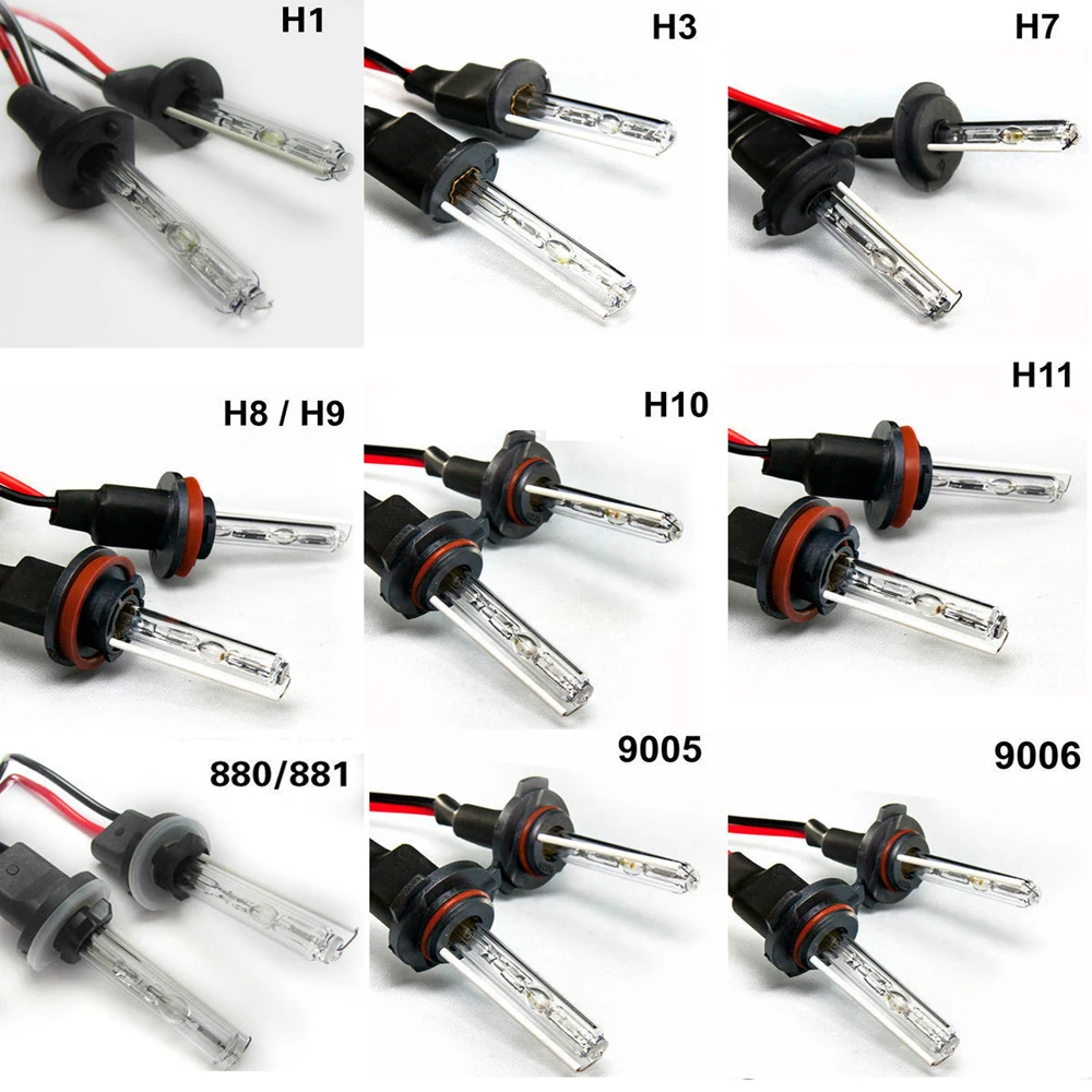 Лампы Ксеноновые H1 H7 55 Вт 2 шт. лампы H3 H8 H9 H11 6000 HB3 9005 Hb4 Hid h7 35 9006 К | Автомобили и