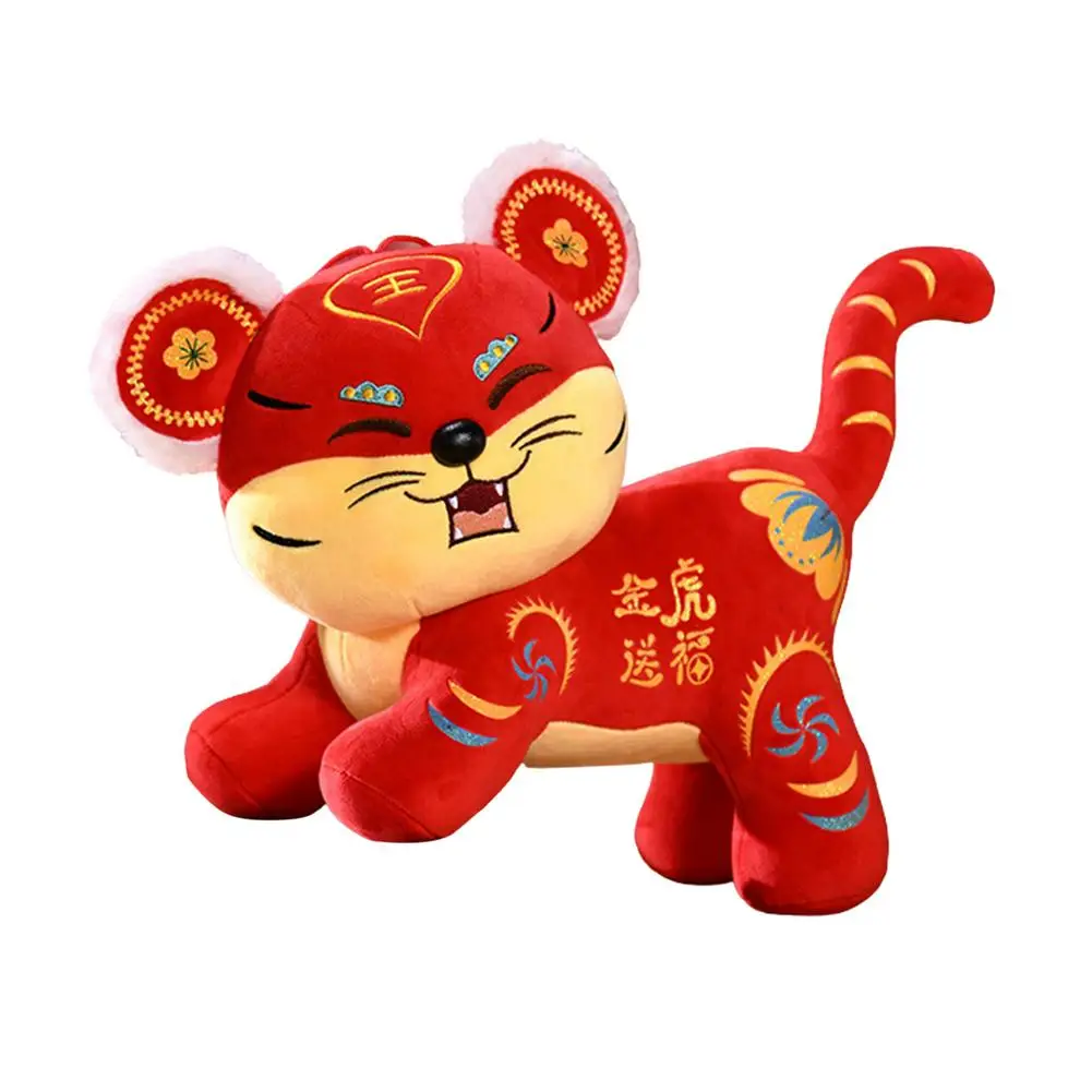 

Тигр Китайский Новый год кукла Тигр Знаки зодиака мягкие животные талисманы плюшевые игрушки праздничный подарок китайский новый год Зоди...
