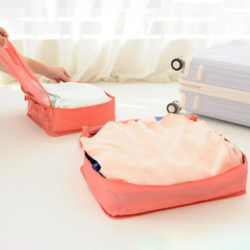 Набор дорожных сумок для хранения одежды 6 шт. аккуратный органайзер гардероба