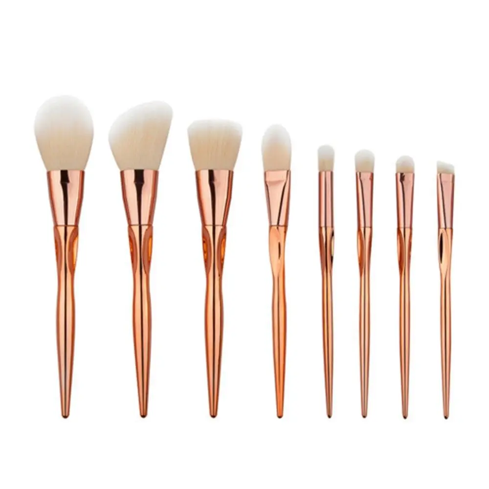 4/8pcs Professional Nylon Makeup Brushes Set For Foundation Powder Blush Eyeshadow Concealer Lip Eye Make Up Brush Cosmetics