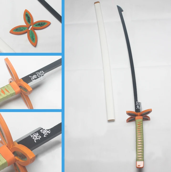 Kimetsu no Yaiba Shinobu Kocho Nichirin Blade Косплей Реплика меч реквизит