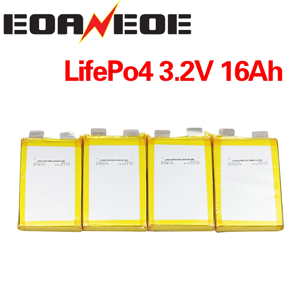Новый 3 2 v lifepo4 перезаряжаемый аккумулятор 16000 мА/ч литий ионный полимерный для