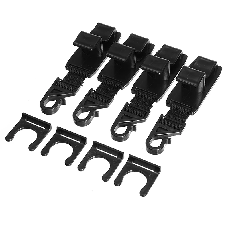 Хит продаж новинка 4 шт. АБС пластик крючок для хранения на заднем сиденье