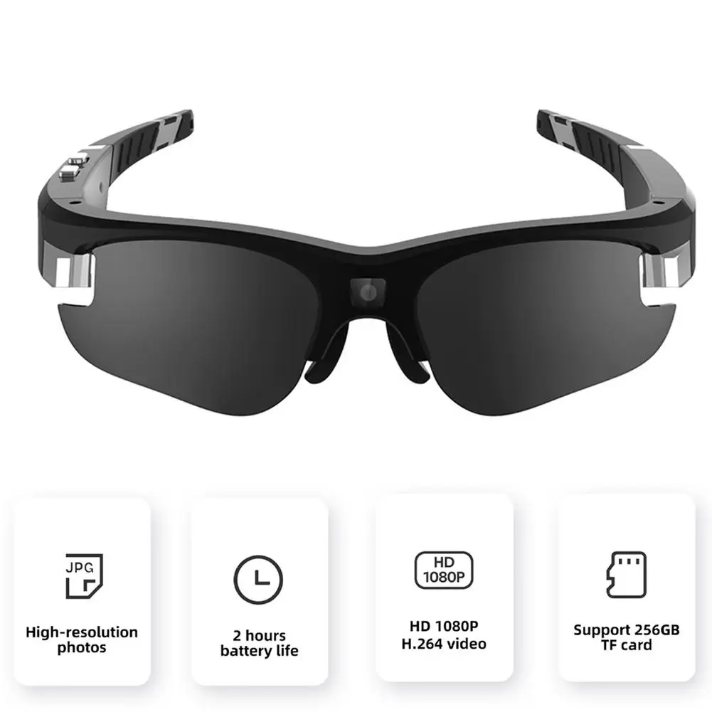 저렴한 HD1080P 스마트 비디오 카메라 안경 다기능 블루투스 200W 픽셀 편광 된 스마트 안경 스포츠 미니 선글라스 카메라