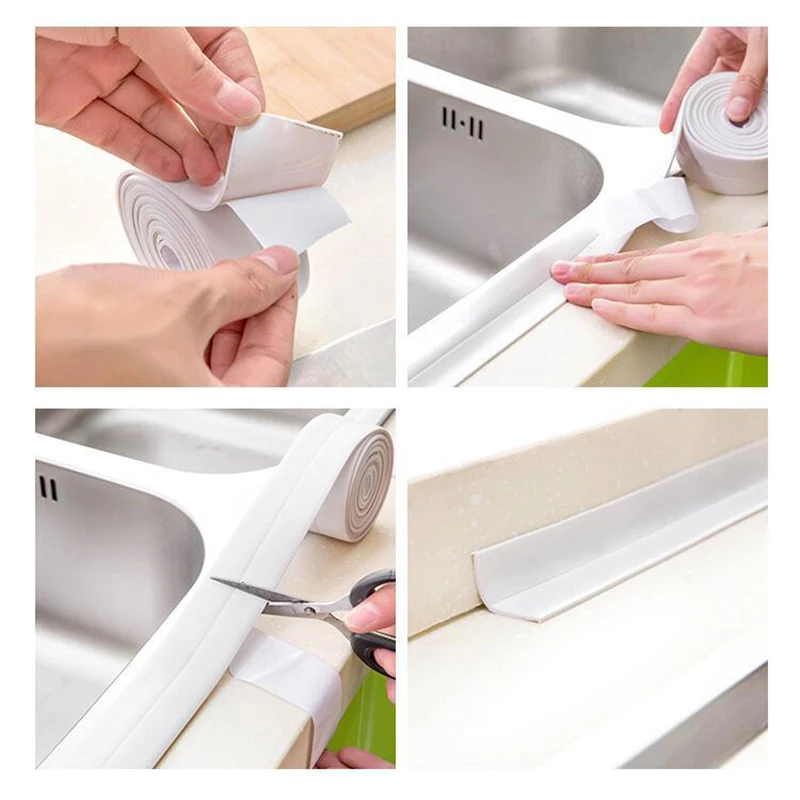 1 шт. водостойкая клейкая лента из ПВХ для кухонной плиты| |
