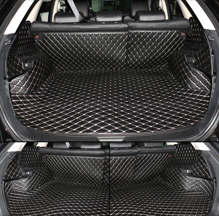 

No Odor Wholy Surrounded Special Car Trunk Mats for Mazd CX-7 Easy Clean Non Slip Durable Waterproof Boot Carpets