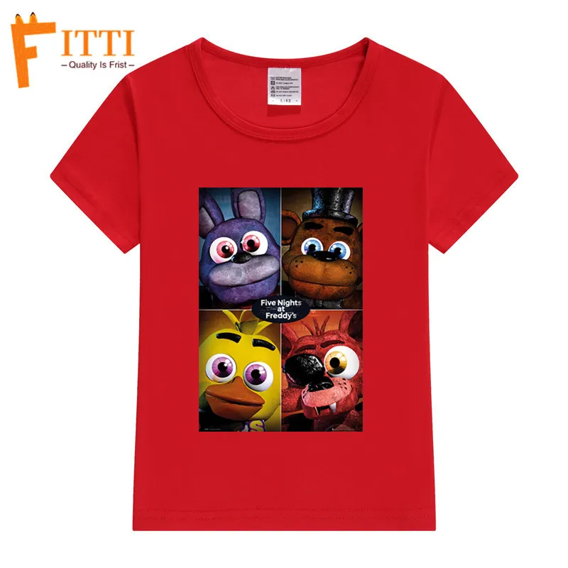 Одинаковые Семейные наряды Five Nights At Freddy хлопковая футболка одинаковые папа дочь