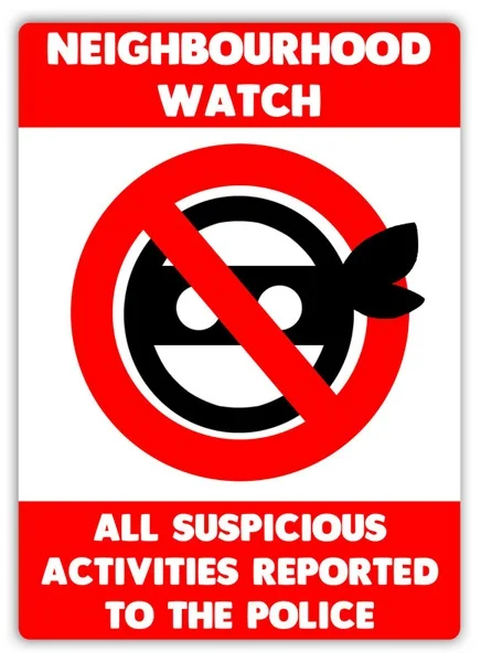 

Neighbourhood Watch Tin Sign art wall decoration,