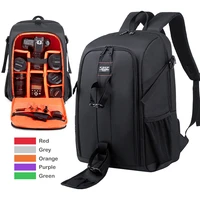 large capacity photography camera waterproof shoulders backpack video tripod dslr bag w rain cover for canon nikon sony pentax