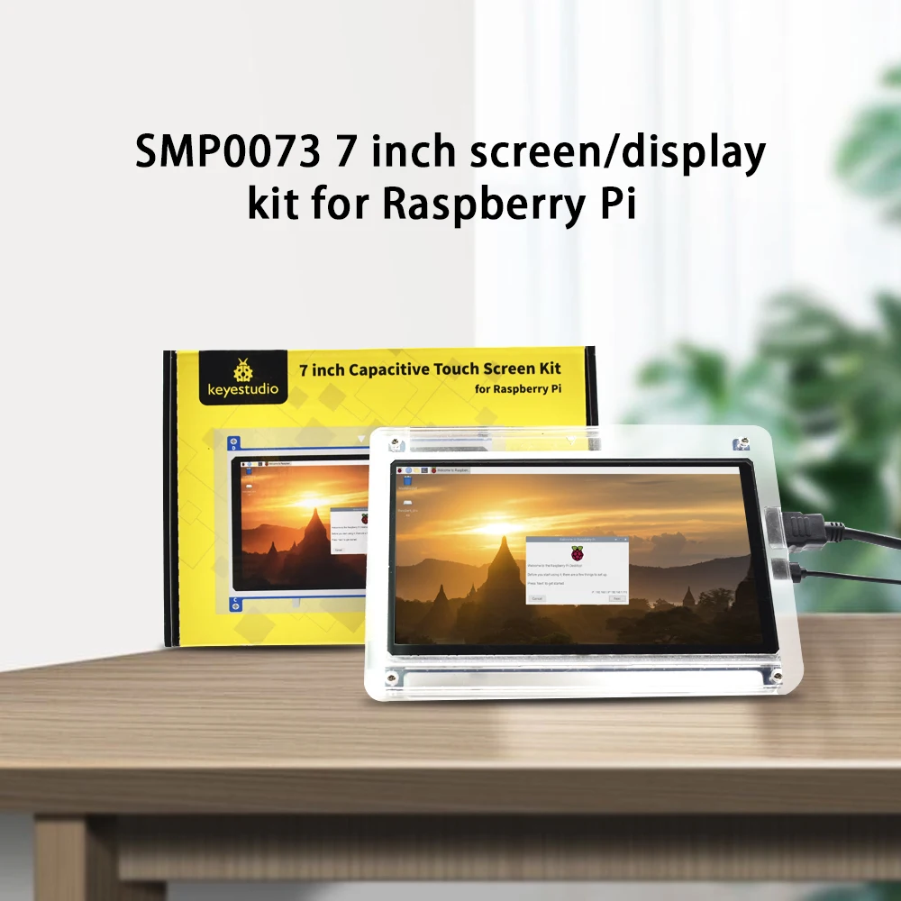 

7 inch Screen Kit for Raspberry Pi Liquid Crystal Screen LCD DIY Capacitive Touch HDMI Display 1024x600 Portable HD Display