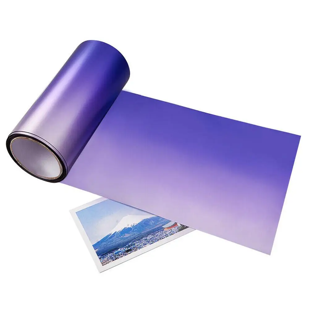 Purple Оконный солнцезащитный козырек для автомобиля, полоса, тонированная пленка, защита переднего лобового стекла, наклейка, сделай сам - Название цвета: Purple