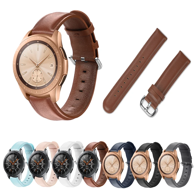 

Ремешок из телячьей кожи, 20 мм, 22 мм, для Samsung Galaxy Watch 42 мм, 46 мм, для Samsung Galaxy Watch 3, 41 мм, 45 мм, ремешок для часов