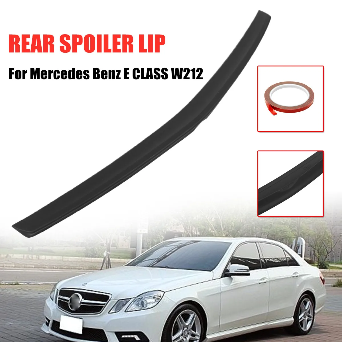

W212 Car Rear Spoiler Wing Lip AMG Style For Mercedes For Benz E CLASS W212 2009-2018 Car Rear Trunk Spoiler Lip Boot Wing Lip