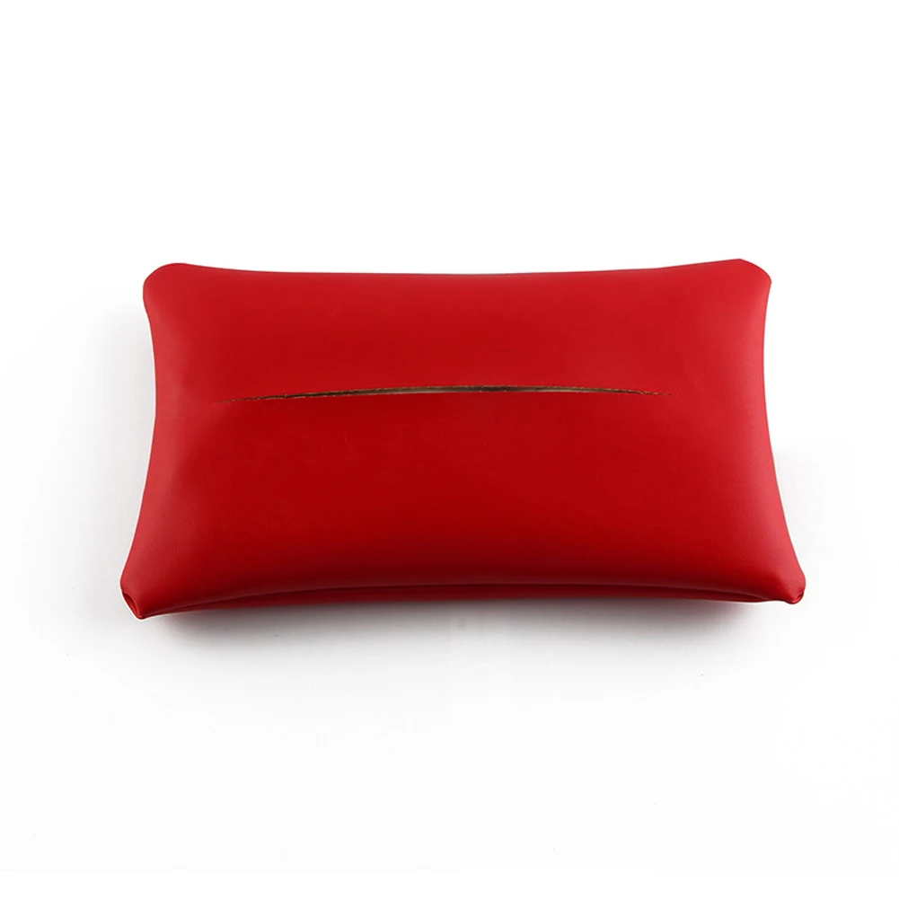 PU автомобильный подлокотник приборной панели коробка для салфеток держатель