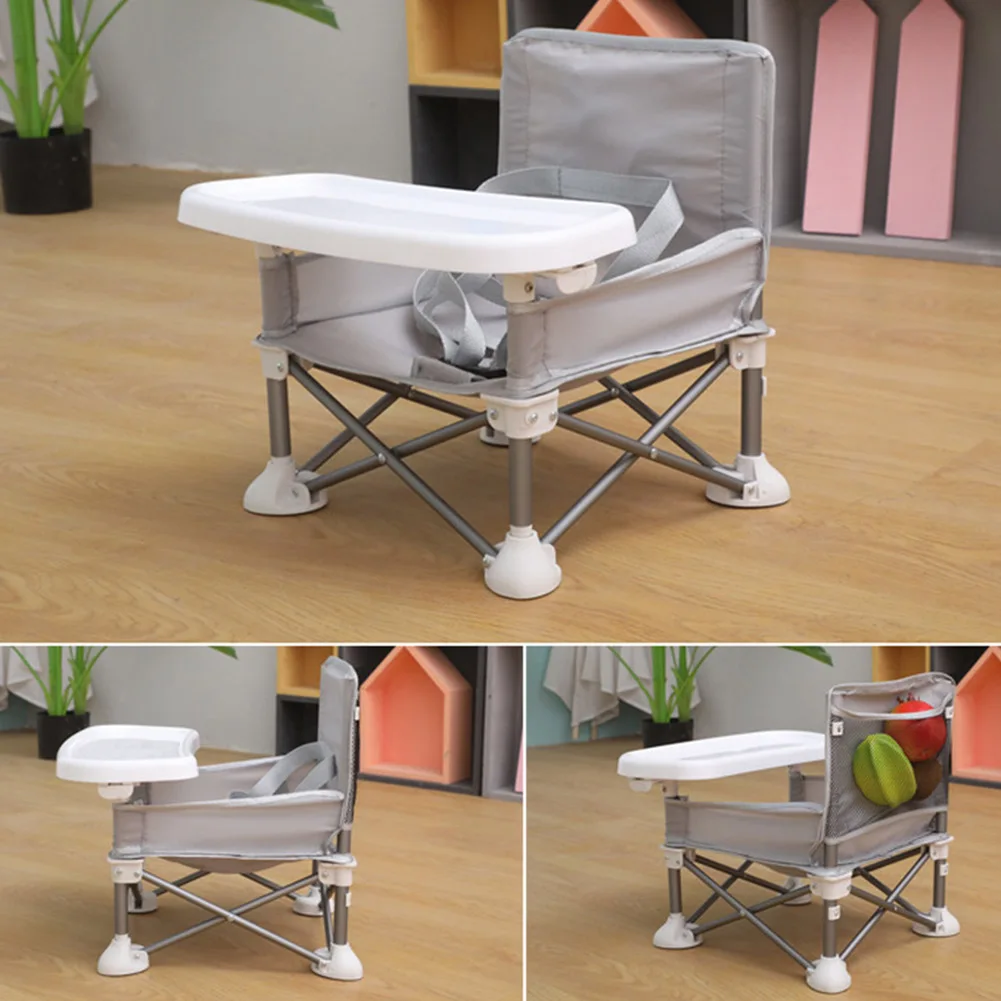 Кемпинг Baby Booster Seat детский обеденный стул для путешествий с поддоном съемный