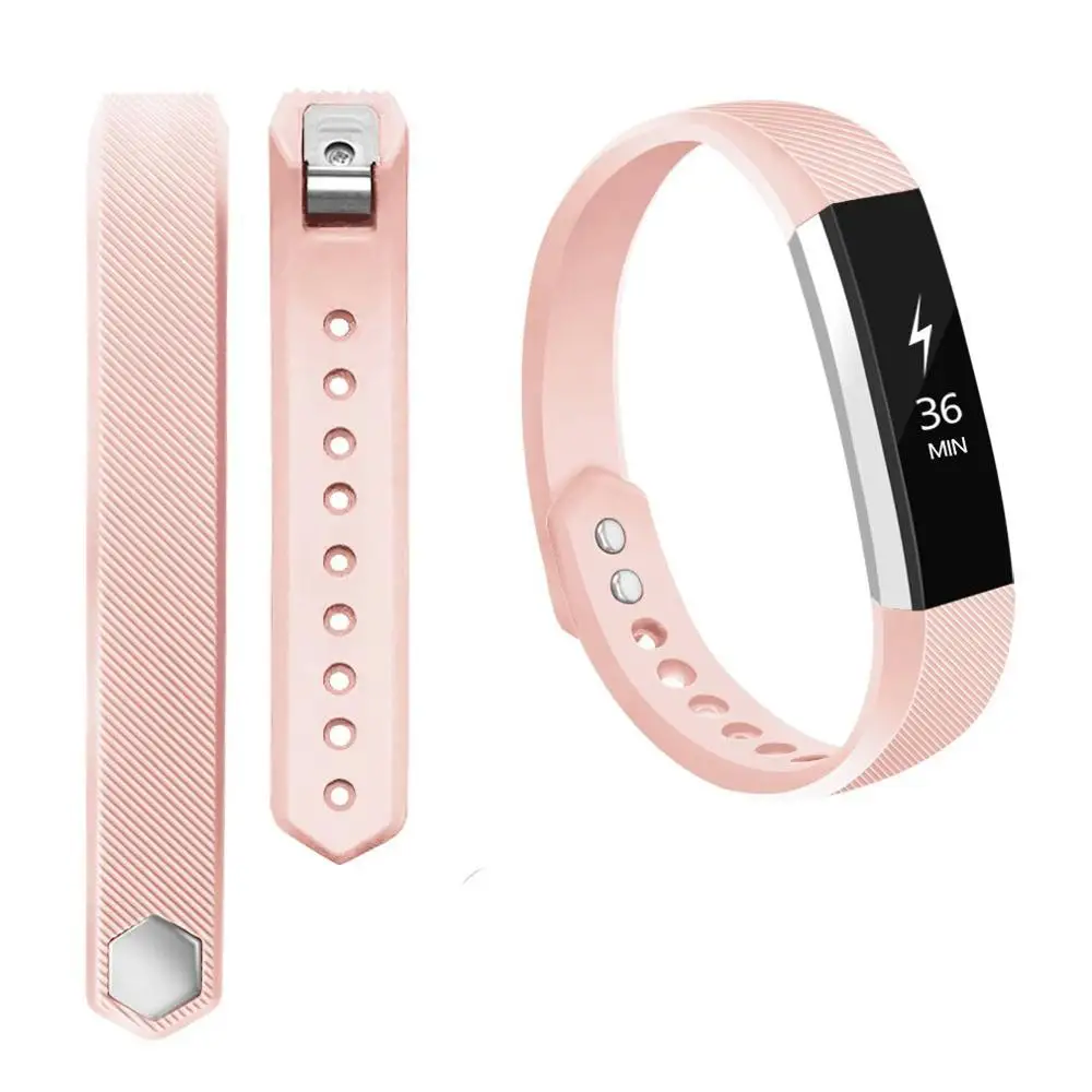 Honecumi спортивные полосы Замена для Fitbit Alta и Fitbit Alta HR силиконовые часы браслет Для Fitbit Alta HR маленький большой