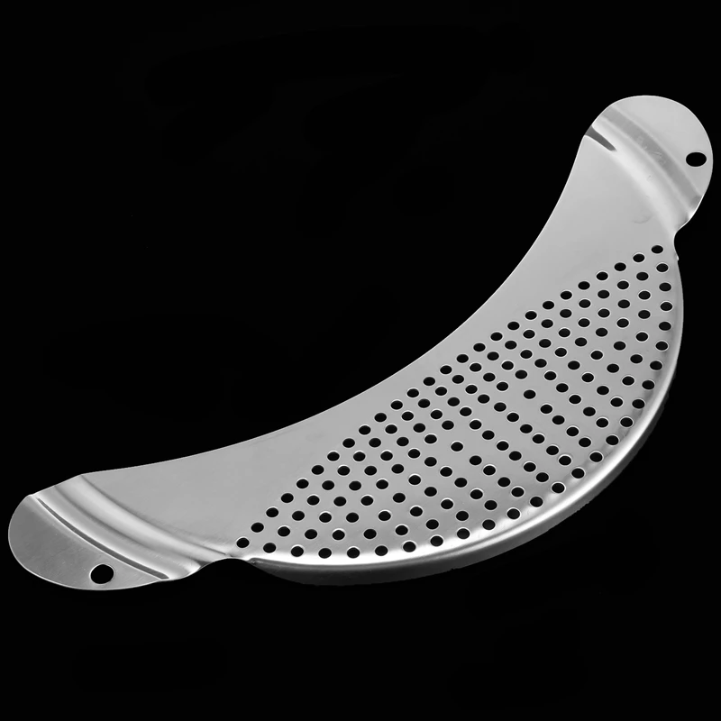

Stainless Steel Moon Shaped Pan Pot Strainer with 2 Pieces Kitchen Accessories Stainless Steel Food Clip